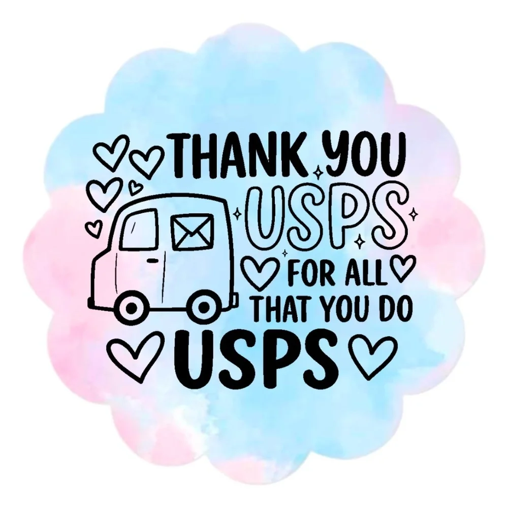 Thank You USPS Stickers for Packages & Envelopes – 2